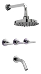 Combo Griferia Adra Plus Peirano 90-166 Lavat. Bidet Ducha