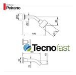 Griferia Ducha Peirano Adra 80-162 Ceramico C/Transferencia