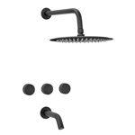 Griferia de Baño para Ducha Peirano Fabric 80-100n Negro