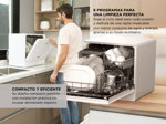 Lavavajillas 5 cubiertos blanco Philco 94phlj05b
