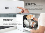 Lavavajillas 5 cubiertos blanco Philco 94phlj05b