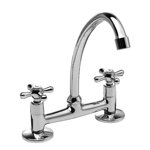 Grifo Cocina Doble Comando Piazza Village 31410 Cromado