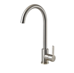 Griferia Monocomando De Cocina Peirano Steel 20-205 Satinado