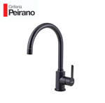 Grifería Cocina Monocomando Doble Función Peirano Move Negro