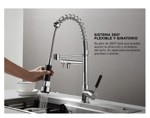 Kit de Baño Gadnic Bacha Cocina Pileta Simple + Griferia Gourmet F-A Monocomando