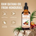 Aceite de batana Aeshory para el crecimiento del cabello, 120 ml, 100% puro y natural