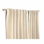 Cortina Blackout Textil Con Presilla Escondida 135x220 Color Natural