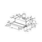 CAMPANA SPAR FLEXA DE COCINA 60 CM 1458-904