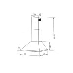 CAMPANA DE COCINA 60 CM SPAR QUADRA 1860-000CAMPANA DE COCINA SPAR QUADRA 60 CM 1860-000