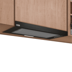 CAMPANA LLANOS EXTENSIBLE NEGRO BAJO ALACENA 90 CM 