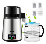 Destilador De Agua 1.1 Galones, Acero Inoxidable 750w