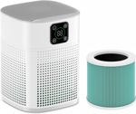 Purificador de aire Honeyuan H13 HEPA para habitación grande de 600 m², blanco