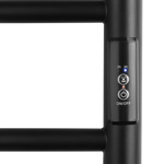 Toallero Eléctrico Philco 4 Barras Color Negro TEP44B