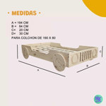 Cama Montessori 190x80 Jeep