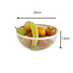 Frutera canasta cocina Deco Metal 26x13 cm