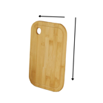 Set x 3 Tablas Cocina Picar Cortar Servir de Bambu