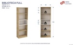 BIBLIOTECA FULL - BLANCO                                    