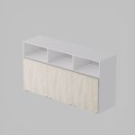 Juguetero Organizador EMC con 3 cajones móviles Blanco y Helsinki