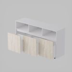 Juguetero Organizador EMC con 3 cajones móviles Blanco y Helsinki