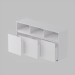 Juguetero Organizador EMC con 3 cajones móviles Blanco 