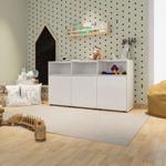 Juguetero Organizador EMC con 3 cajones móviles Blanco 