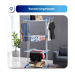 Tender Tendedero Ropa Plegable de Pie Vertical con Alas Rosa Waggs