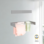 Tender Extensible Acero Para Pared Gris 80cm 5 Varillas