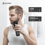 Máquina de Cortar Pelo Suono Hair Clipper + Trimmer 