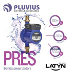 Bomba Presurizadora Hasta 13m Pluvius 2335 Pres260 60lts/min
