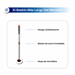 Mopa con Balde Centrifuga Lampazo Trapeador Giratorio 360 Negro/Rojo Waggs