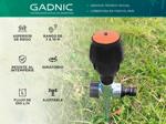 Aspersor de Riego Gadnic RGA17 Giratorio 10 Metros