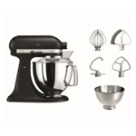 Batidora Artisan Plus KitchenAid 4.8L Negro RKSM175PSRBK