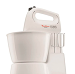 Batidora Moulinex Con Bowl Facilita 3 Velocidades Blanca