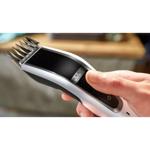 Cortadora de pelo Philips Series 5000 HC5610 plata y negra 100V/240V 