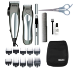 Kit Maquina Cortar Pelo + Patillera + 21 Piezas Wahl Deluxe 