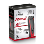 Cortapelo Gama Race R642 Inalámbrica USB Rojo Recargable