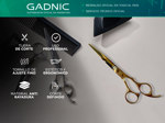 Tijera Golden Gadnic Profesional Para Peluquería Acero Inoxidable de 6.5