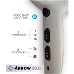 Secador de Pelo Arrow 3000 Iónico 2200w Blanco SP5100AWW