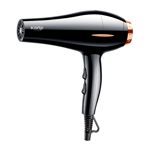 Secador de Pelo Beauty Negro KJHHD1800 + Cepillo Alisador Beauty Blanco Kanji KJHHS4001