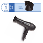 Secador Gama Eleganza 2400W Ion Profesional Negro