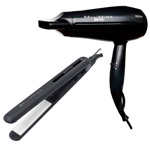 Kit de Peluquería Bellísima Planchita De Pelo B9 100 y Secador Imetec C19