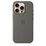 Funda de silicona para Apple iPhone 16 Pro con MagSafe Stone Grey
