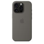 Funda de silicona para Apple iPhone 16 Pro con MagSafe Stone Grey