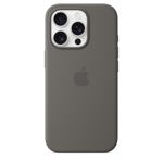 Funda de silicona para Apple iPhone 16 Pro con MagSafe Stone Grey