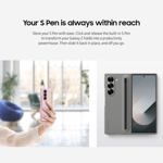 Funda para teléfono SAMSUNG Galaxy Z Fold 6 S Pen con soporte gris