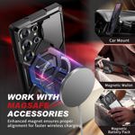Funda TONGATE con soporte magnético y protector de pantalla para Samsung
