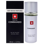 Perfume New Brand Commando EDT en aerosol para hombre de 100