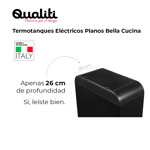 Termotanque Electrico Alta Recuperacion QualitI Negro