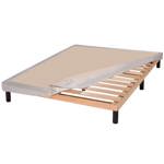 Conjunto Sommier en caja y Colchón Zafiro Express Light de 2 plazas 140x190