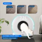 Caja De Arena Sanitaria Philco Autolimpiante Smart Para Gatos BG001PP